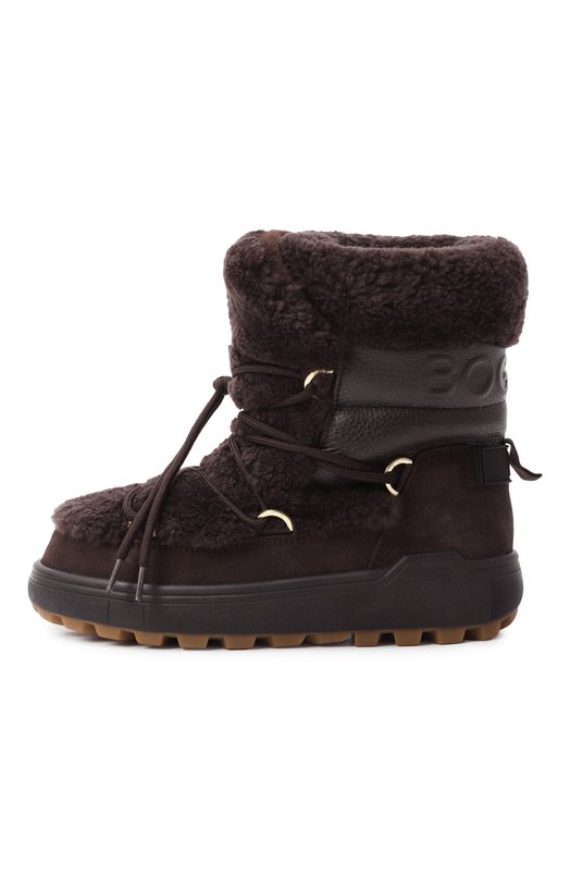 Полусапоги Chamonix из овчины Bogner 22546704 Коричневый  22546704 Фото 4