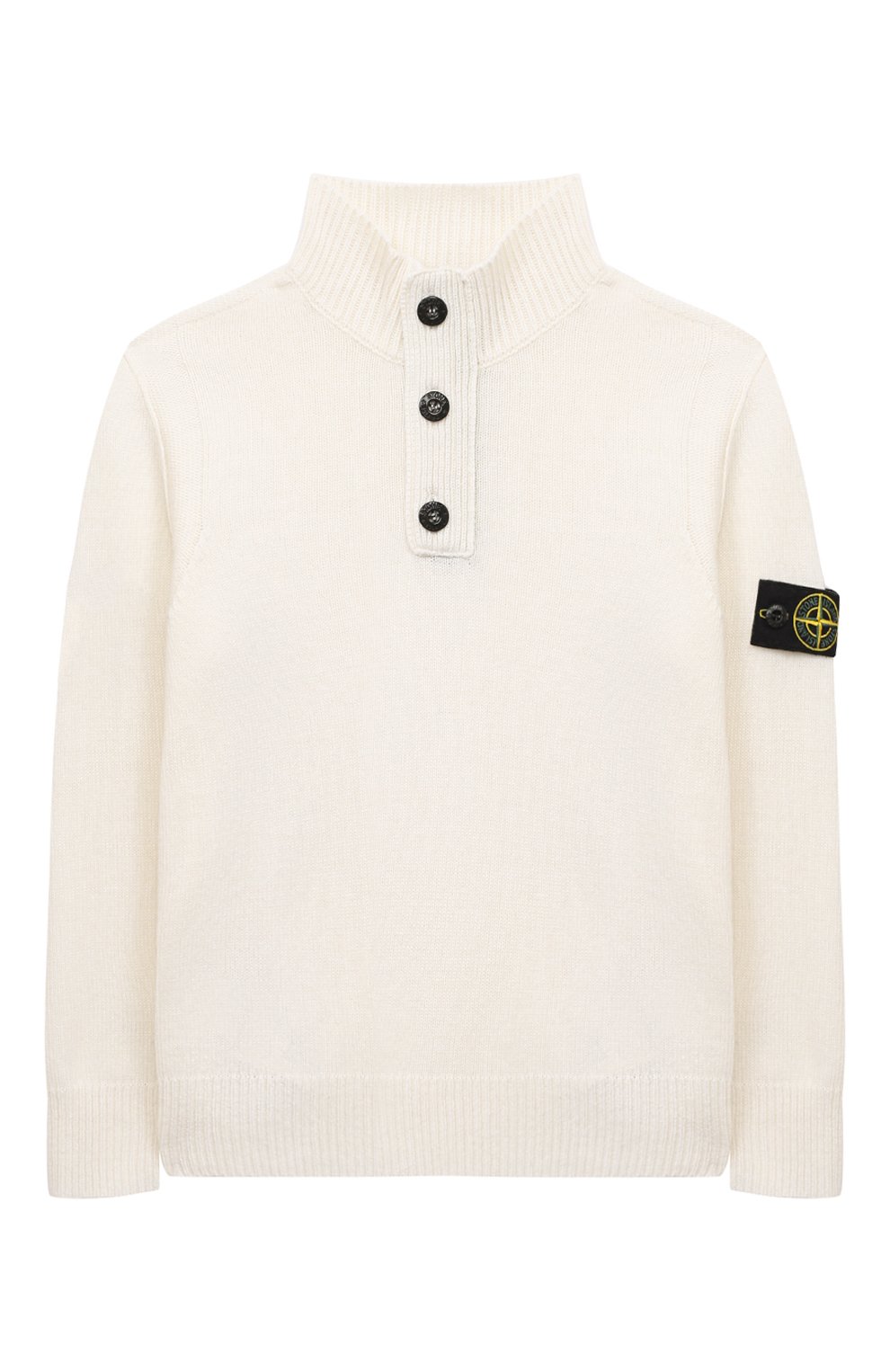 Свитер STONE ISLAND белого цвета по цене 22750 руб., арт. 514Z1/10-12, фото 1 Свитер STONE ISLAND, арт. 514Z1/10-12, фото 1