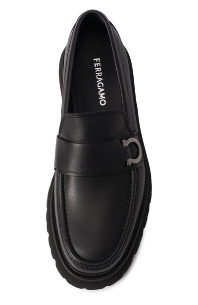 Кожаные лоферы bleecker FERRAGAMO черного цвета по цене 122000 руб., арт. 029966/784452, фото 5 Кожаные лоферы bleecker FERRAGAMO, арт. 029966/784452, фото 5