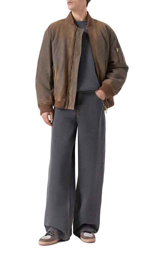 Хлопковый джемпер Golden Goose Deluxe Brand GMP00841.P000662 Серый  GMP00841.P000662 Фото 2