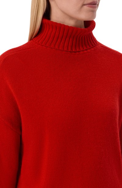 Кашемировый свитер ALLUDE красного цвета по цене 69850 руб., арт. 265/11156, фото 5 Кашемировый свитер ALLUDE, арт. 265/11156, фото 5
