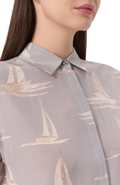 Шелковая блузка MAX MARA STUDIO, арт. GAETANA, фото 5