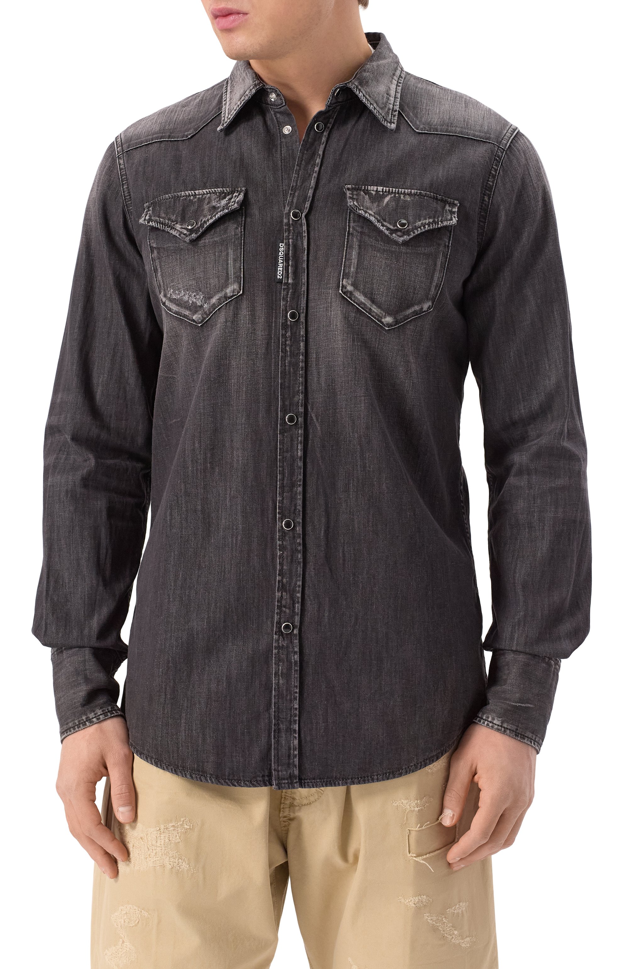 Джинсовая рубашка DSQUARED2, арт. S74DM0848/S30826, фото 3