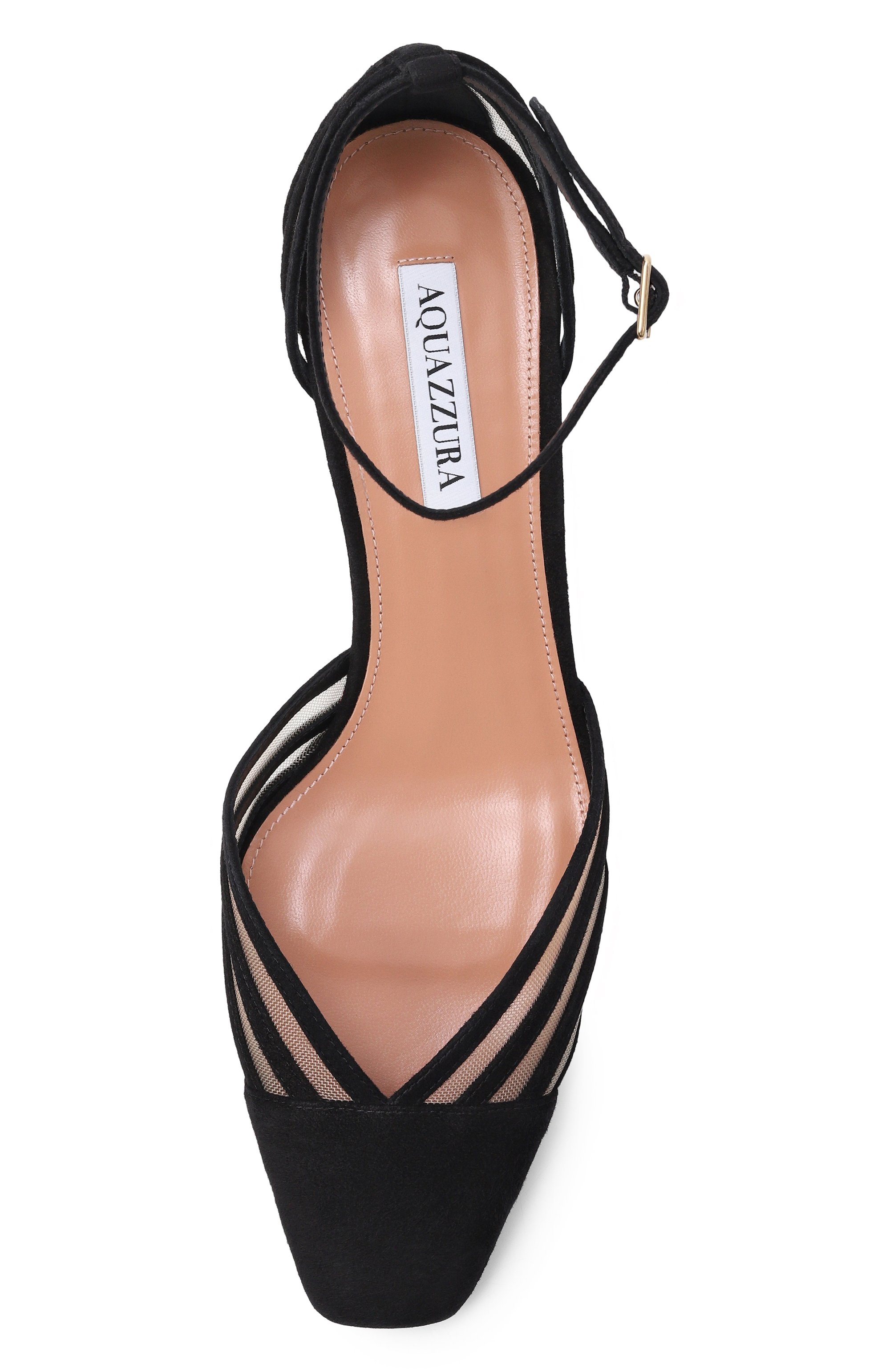 Комбинированные туфли alana 35 AQUAZZURA, арт. AANMIDP1-SFE-000, фото 6