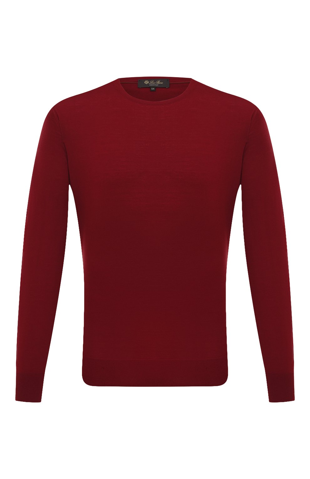 Шерстяной джемпер LORO PIANA бордового цвета по цене 151000 руб., арт. FAI1916, фото 1 Шерстяной джемпер LORO PIANA, арт. FAI1916, фото 1
