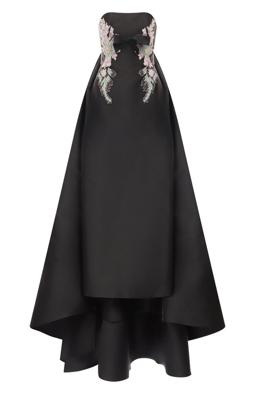Атласное платье Zuhair Murad FDR25015/MIPL007 Чёрный FDR25015/MIPL007