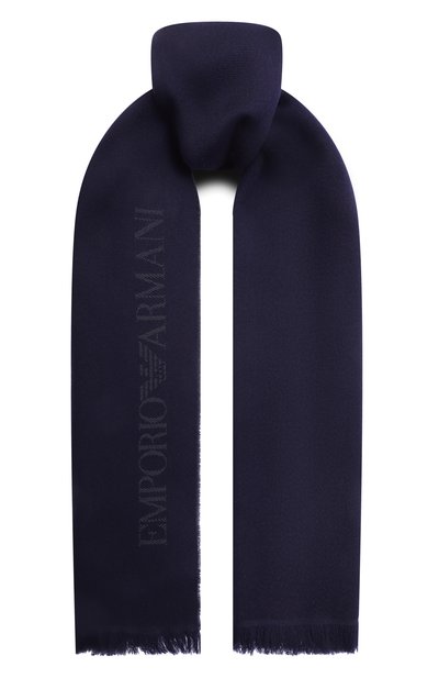 Мужской шерстяной шарф EMPORIO ARMANI, арт. 625007/CC307