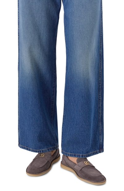 Замшевые лоферы DOLCE & GABBANA, арт. CP0182/A3G52, фото 2