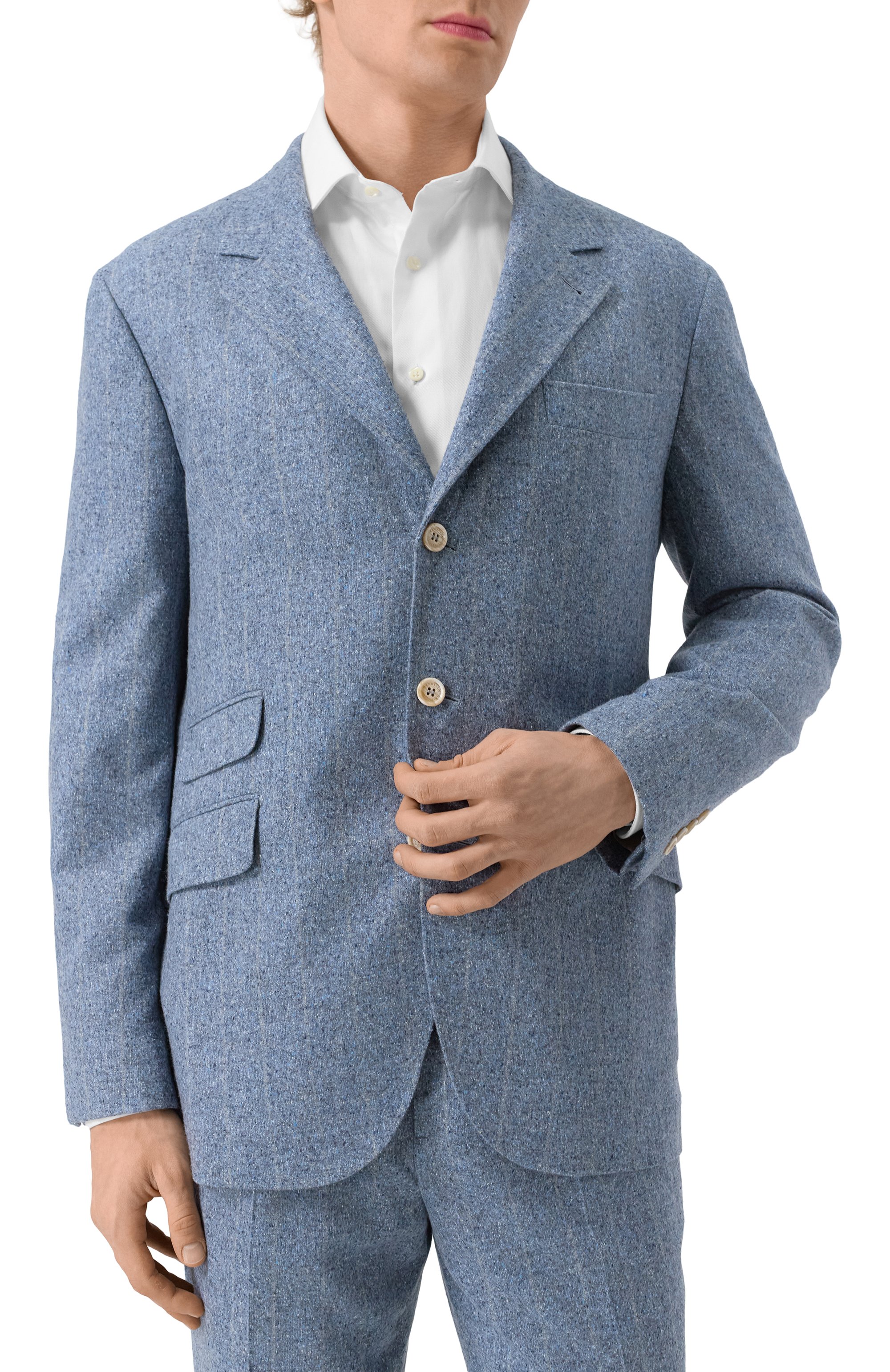 Костюм из шелка и шерсти BRUNELLO CUCINELLI, арт. MY456LDWH, фото 3