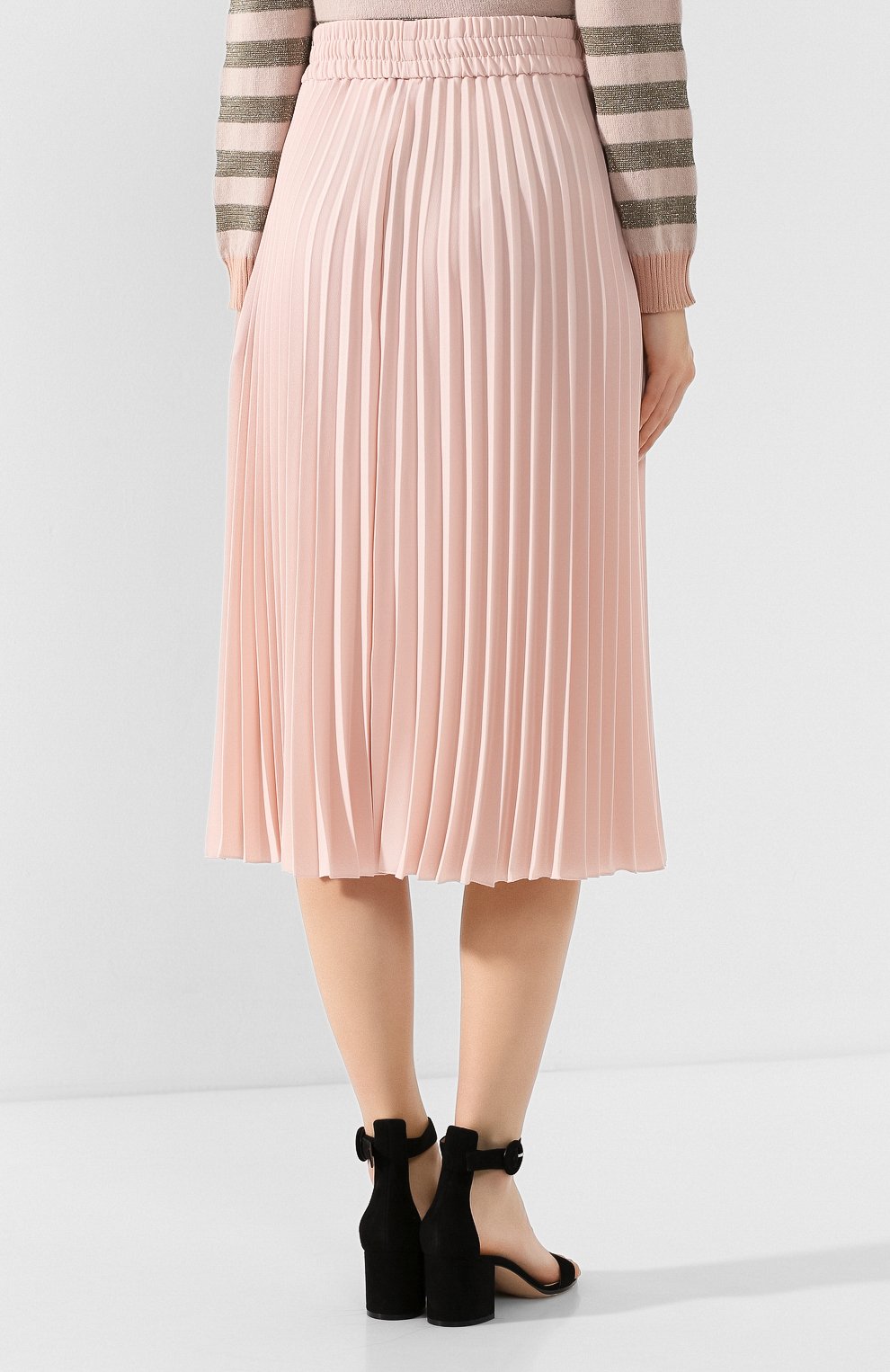 Юбка-миди REDVALENTINO розового цвета по цене 67550 руб., арт. TR3RAB85/4RA, фото 4 Юбка-миди REDVALENTINO, арт. TR3RAB85/4RA, фото 4
