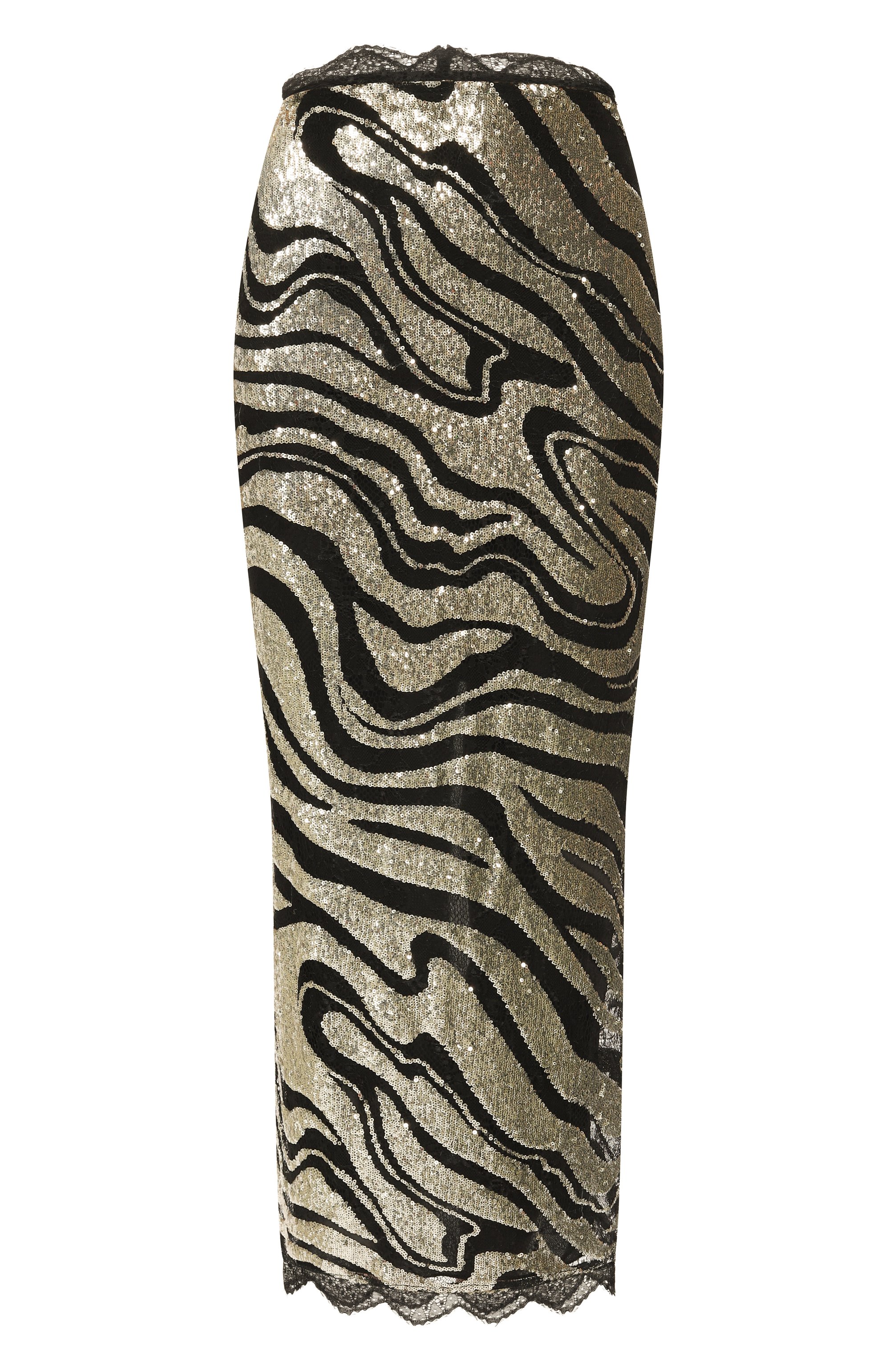 Юбка с отделкой пайетками ZUHAIR MURAD, арт. FSK25045/TUEM012, фото 1