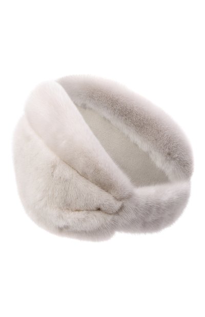 Женская меховая чалма из норки MVST, арт. MH-05 MINK PEARL