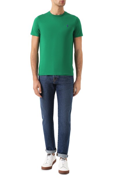 Хлопковая футболка  POLO RALPH LAUREN, арт. 710671438, фото 2
