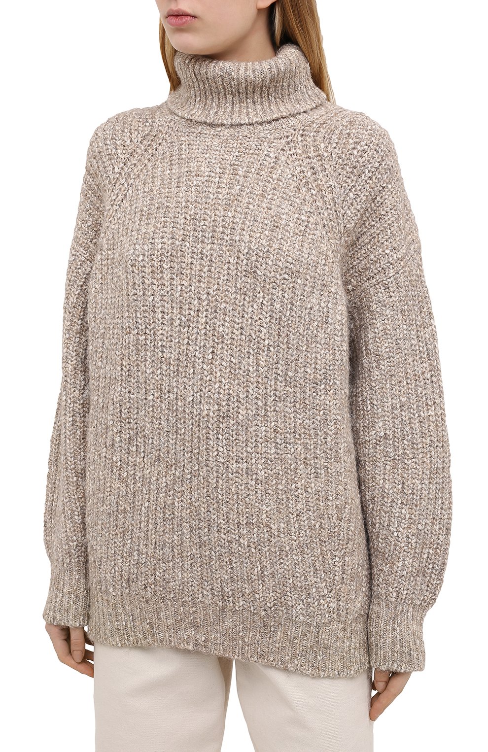 Свитер ISABEL MARANT ETOILE бежевого цвета по цене 45150 руб., арт. PU1349-20A011E/T0NYA, фото 3 Свитер ISABEL MARANT ETOILE, арт. PU1349-20A011E/T0NYA, фото 3