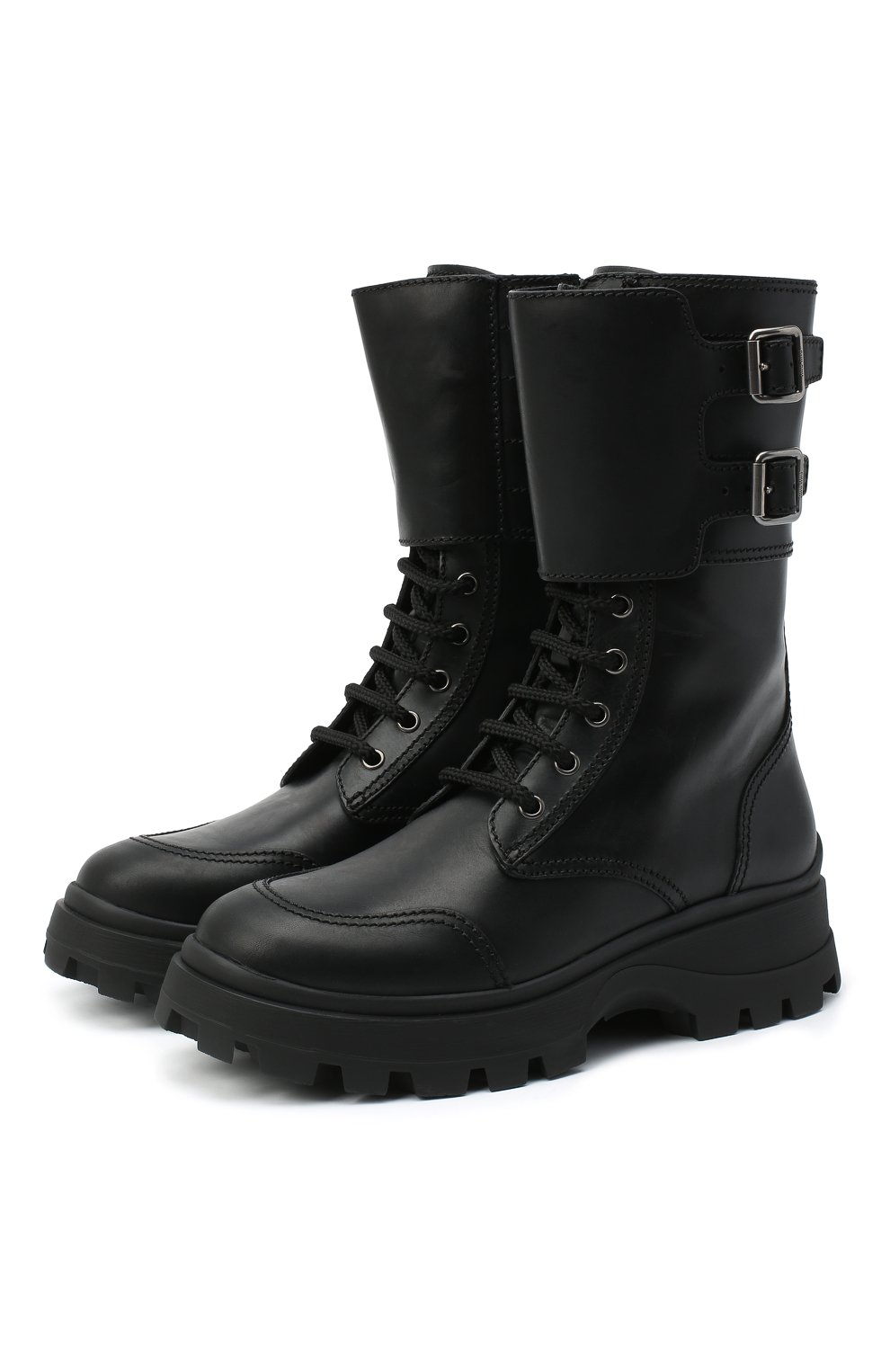 Кожаные ботинки MIU MIU, арт. 5U296D/3KL9, фото 1