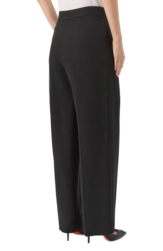 Шелковые брюки Giorgio Armani GW001562/TE16469 Чёрный  GW001562/TE16469 Фото 4