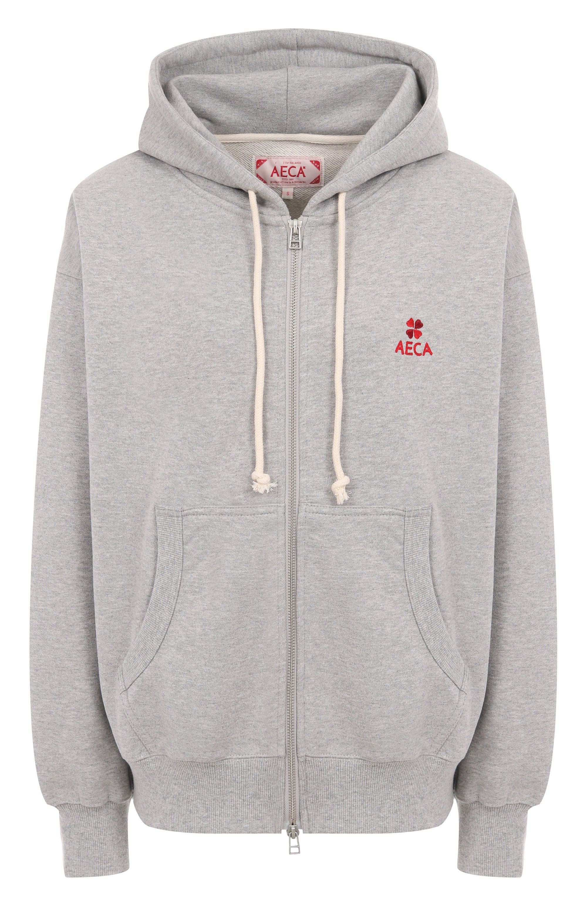 Хлопковая толстовка AECA WHITE, арт. AWCMFWBDTSZSO001C0.GREY (S), фото 1
