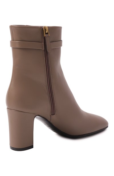 Кожаные ботинки EMPORIO ARMANI бежевого цвета по цене 79950 руб., арт. EW002916/AF14915, фото 5 Кожаные ботинки EMPORIO ARMANI, арт. EW002916/AF14915, фото 5