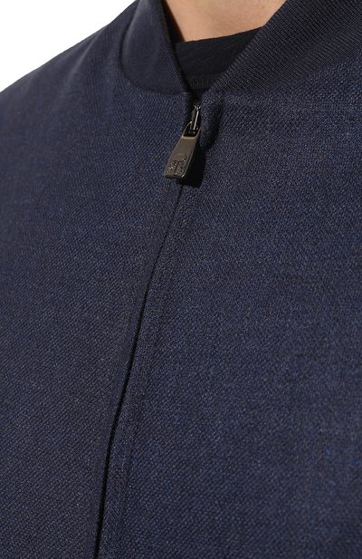 Бомбер из шелка и шерсти CORNELIANI, арт. 93L588-9318264, фото 5