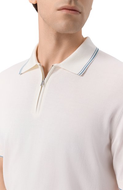 Поло из хлопка и шелка MVST, арт. M26.CSM.K425, фото 5