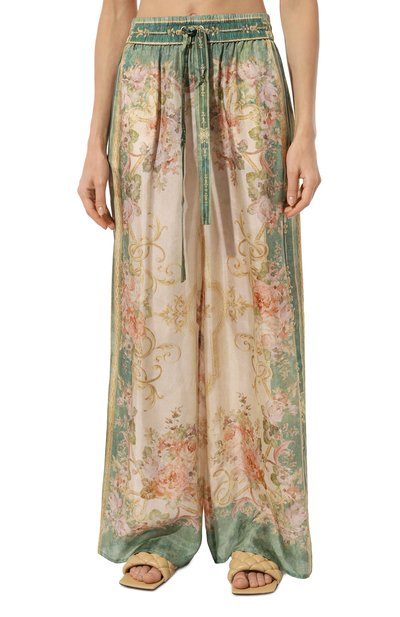 Шелковые брюки ZIMMERMANN, арт. 8329PRS242, фото 3