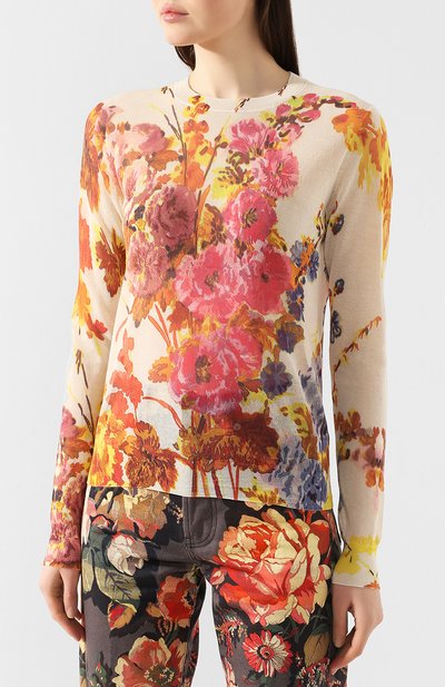 Хлопковый пуловер DRIES VAN NOTEN, арт. 201-31200-9710, фото 3