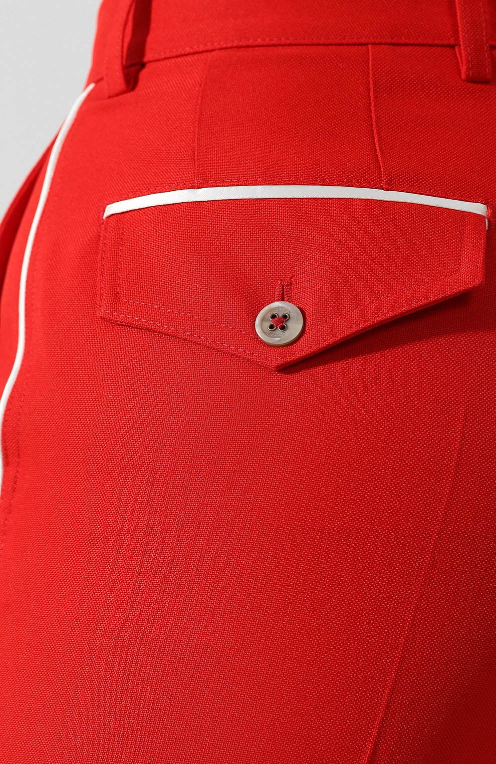 Брюки GOLDEN GOOSE DELUXE BRAND красного цвета по цене 37850 руб., арт. G36WP0W4.A2, фото 5 Брюки GOLDEN GOOSE DELUXE BRAND, арт. G36WP0W4.A2, фото 5