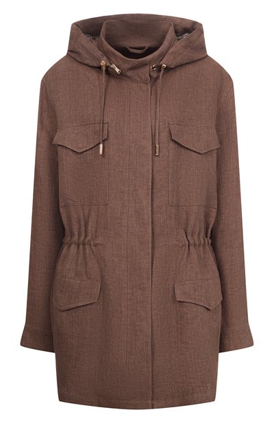Женская льнян ая парка MVST, арт. M26.2PW.0024/4193D