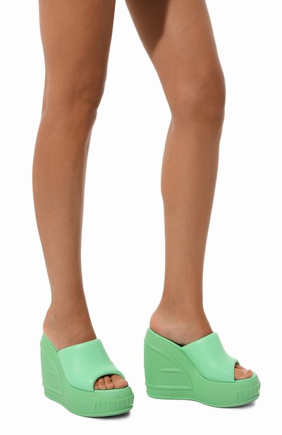 Кожаные сабо FENDI, арт. 8R8405 NBA, фото 3