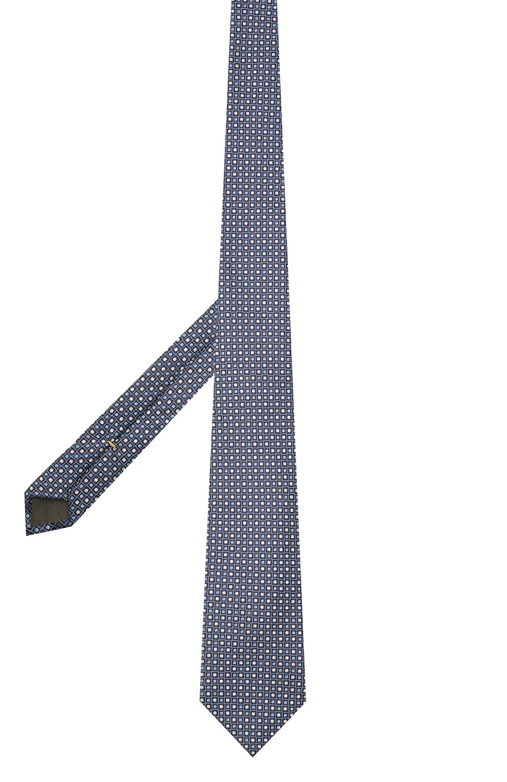Шелковый галстук CANALI темно-синего цвета по цене 11500 руб., арт. 18/HJ03289, фото 2 Шелковый галстук CANALI, арт. 18/HJ03289, фото 2