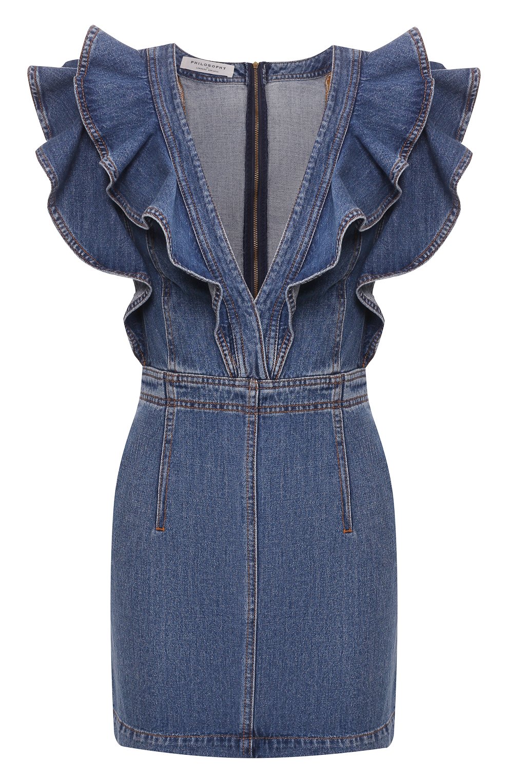 Джинсовое платье PHILOSOPHY DI LORENZO SERAFINI, арт. A0420/728, фото 1