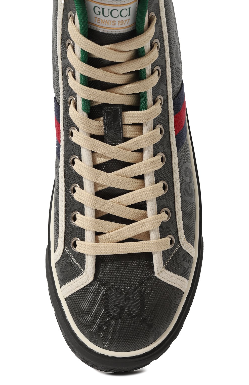 Текстильные кеды gucci tennis 1977 GUCCI, арт. 628717 H9H80, фото 6
