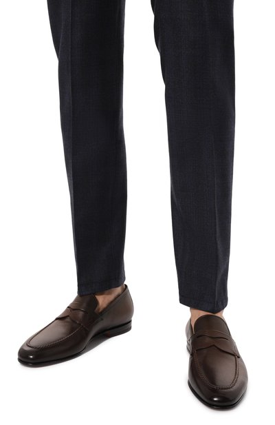 Кожаные пенни-лоферы carlos SANTONI, арт. MCNG15609SA3BSG8, фото 3