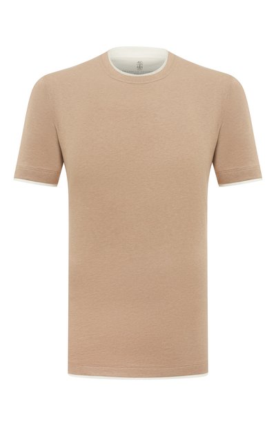 Хлопковая футболка BRUNELLO CUCINELLI, арт. 221M0T617427, фото 1