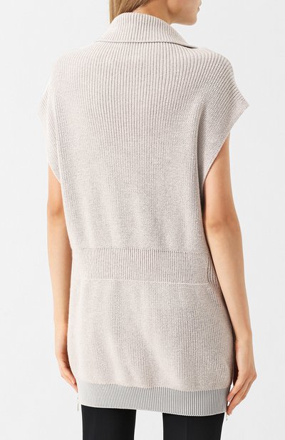 Вязаный шерстяной жилет с воротником-стойкой STELLA MCCARTNEY, арт. 520144/S1886, фото 4