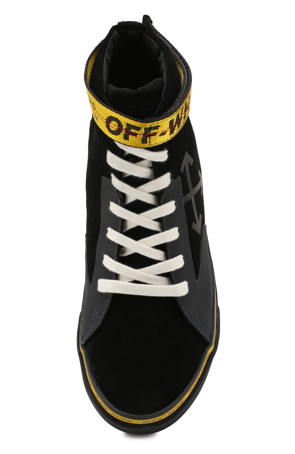 Замшевые кеды OFF-WHITE, арт. 0MIA116R207800551060, фото 5