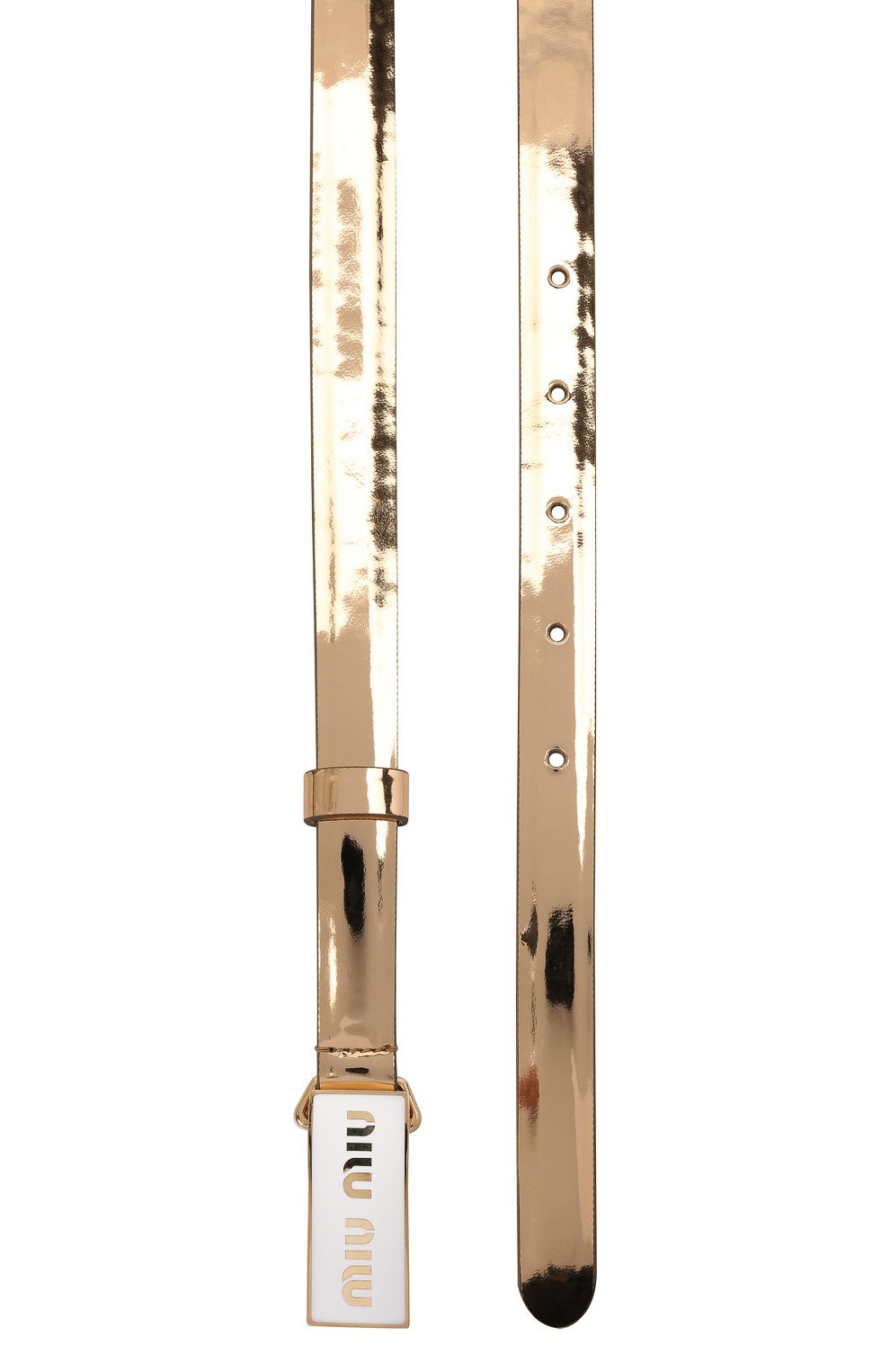 Кожаный ремень MIU MIU, арт. 5CC528-ZO6-F0522, фото 3