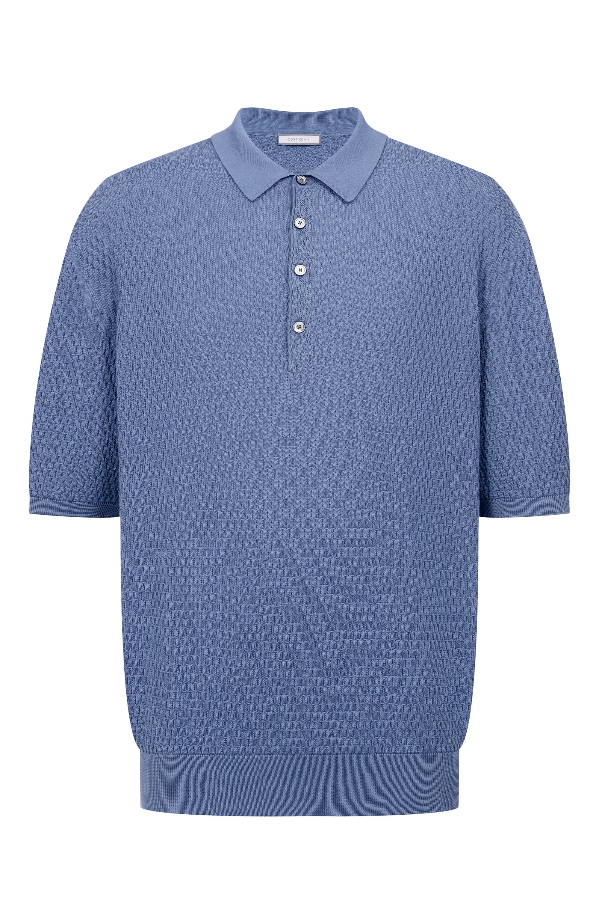 Хлопковое поло CORTIGIANI, арт. 4AS121, фото 1