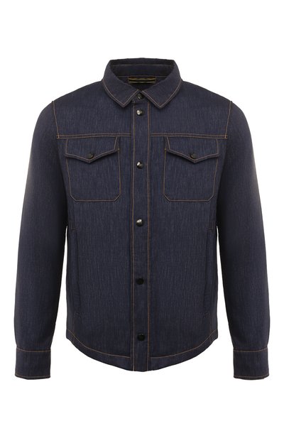 Мужская утепленная куртка-рубашка HETREGO, арт. 8N191/C0LIN