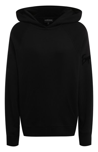 Женский хлопковое худи EMPORIO ARMANI, арт. 6L2M7F/2JTBZ