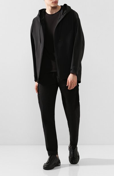 Куртка KAZUYUKI KUMAGAI черного цвета по цене 123000 руб., арт. AC01-214, фото 2 Куртка KAZUYUKI KUMAGAI, арт. AC01-214, фото 2