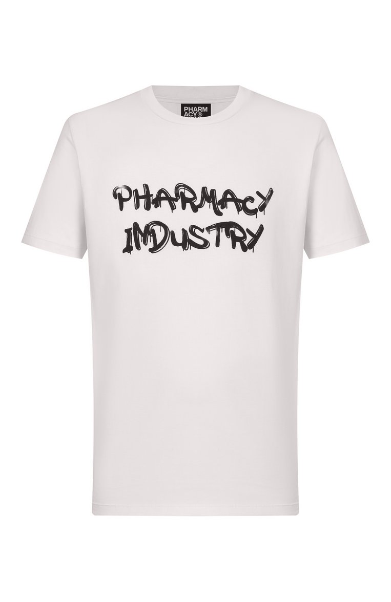 Хлопковая футболка PHARMACY INDUSTRY, арт. PHABM00186, фото 1