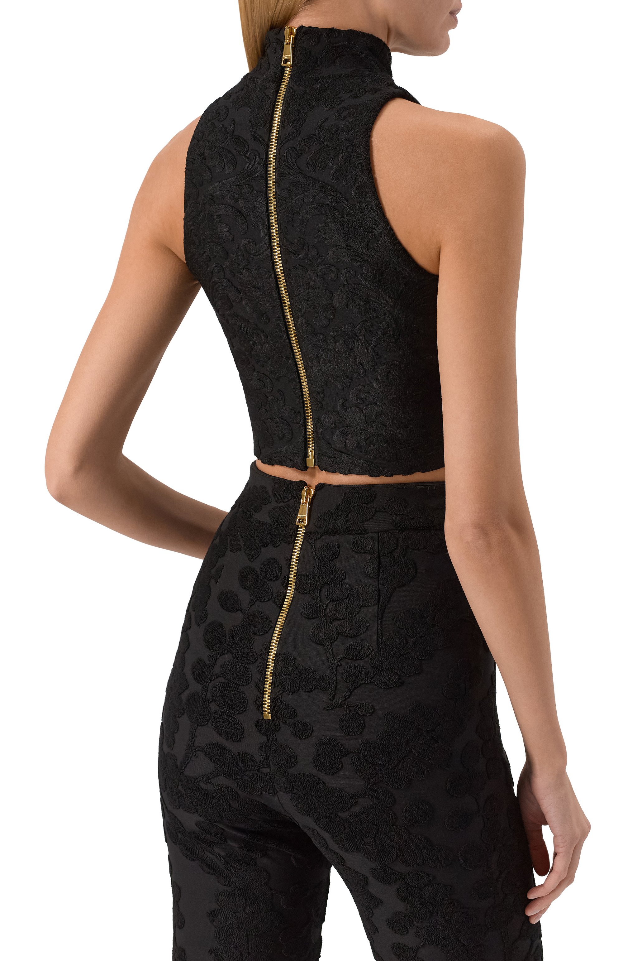 Топ из вискозы BALMAIN, арт. FF1AB495/JK65, фото 4