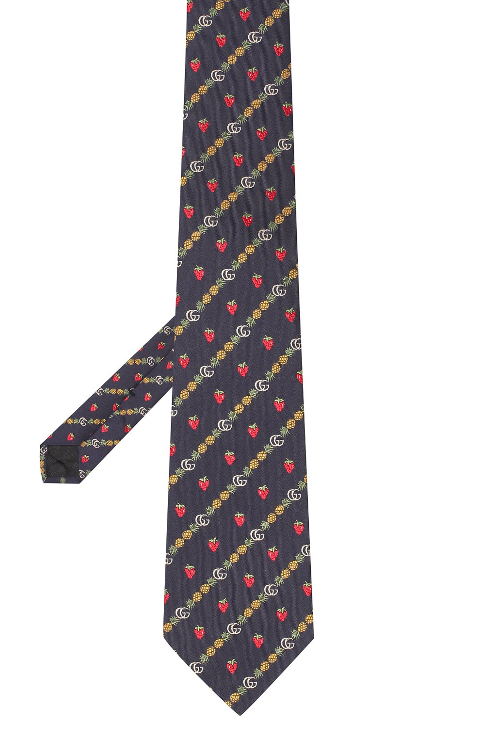 Шелковый галстук GUCCI синего цвета по цене 12750 руб., арт. 597093/4E002, фото 2 Шелковый галстук GUCCI, арт. 597093/4E002, фото 2
