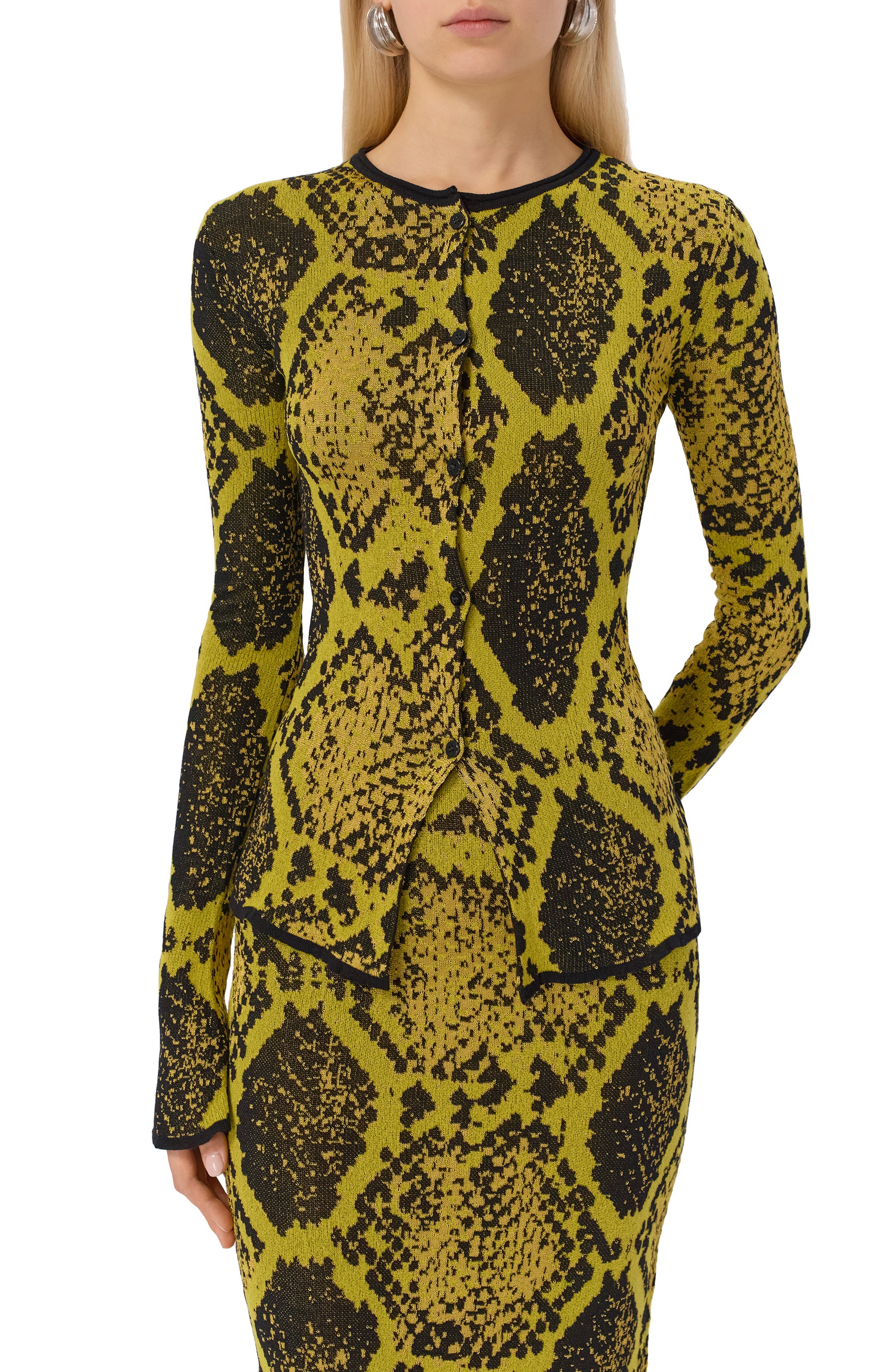 �Кардиган из вискозы и хлопка THE ATTICO, арт. 251WCD00005/KCC004AA, фото 3