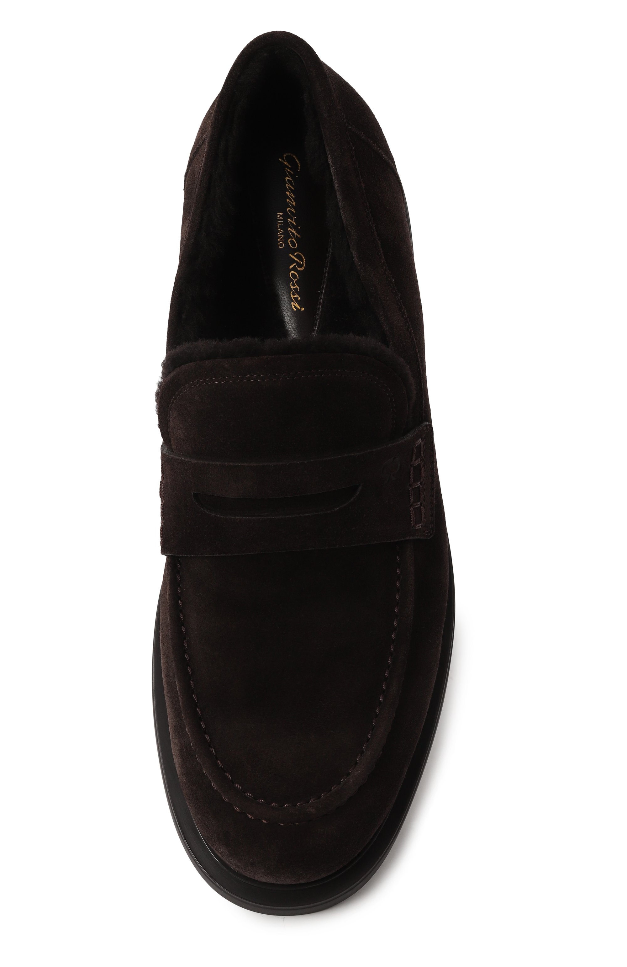 Замшевые пенни-лоферы harris GIANVITO ROSSI, арт. G25328.20G0M.SFUM0M0, фото 6