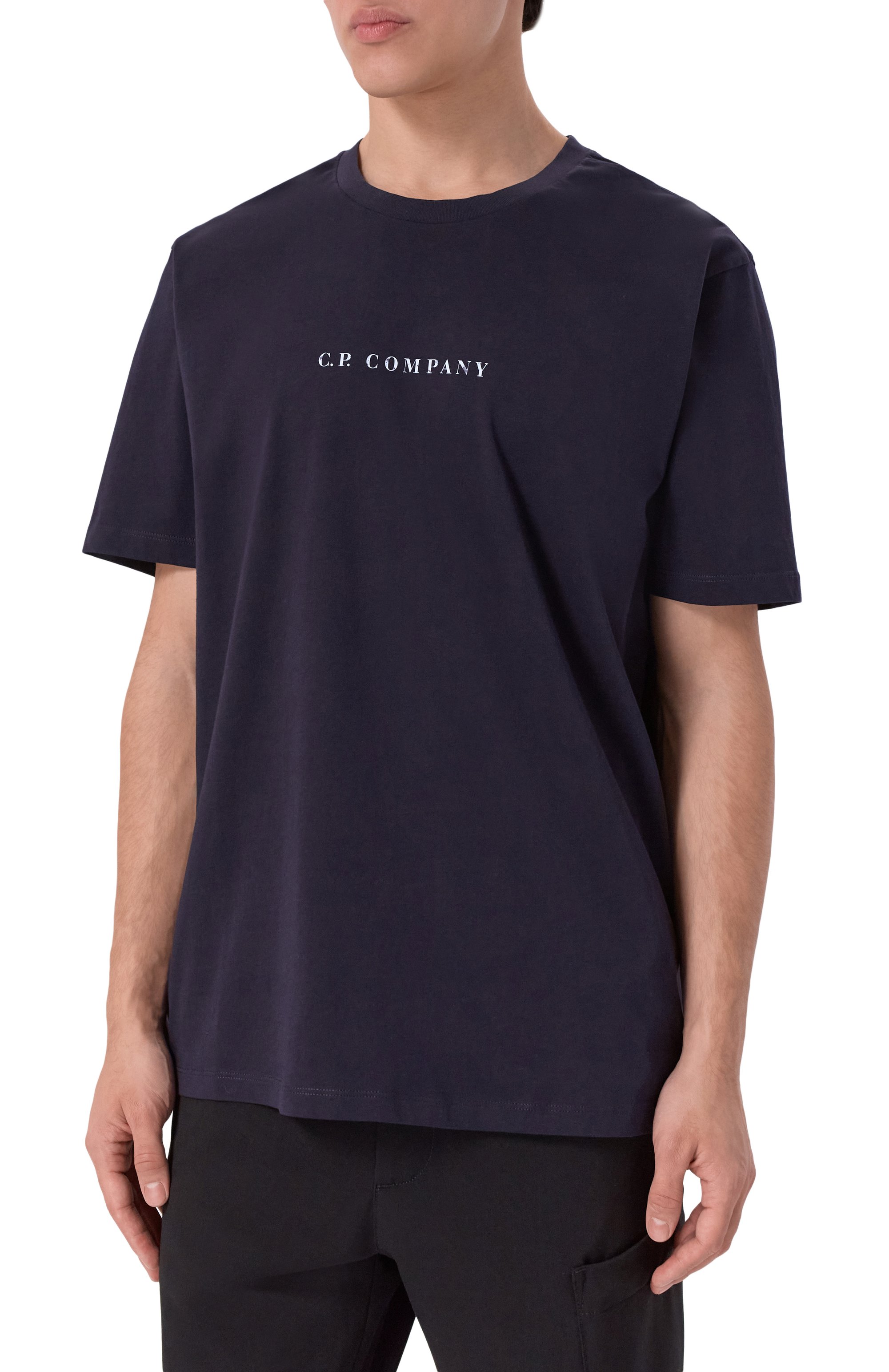 Хлопковая футболка C.P. COMPANY, арт. 19CMTS104A005100W, фото 3