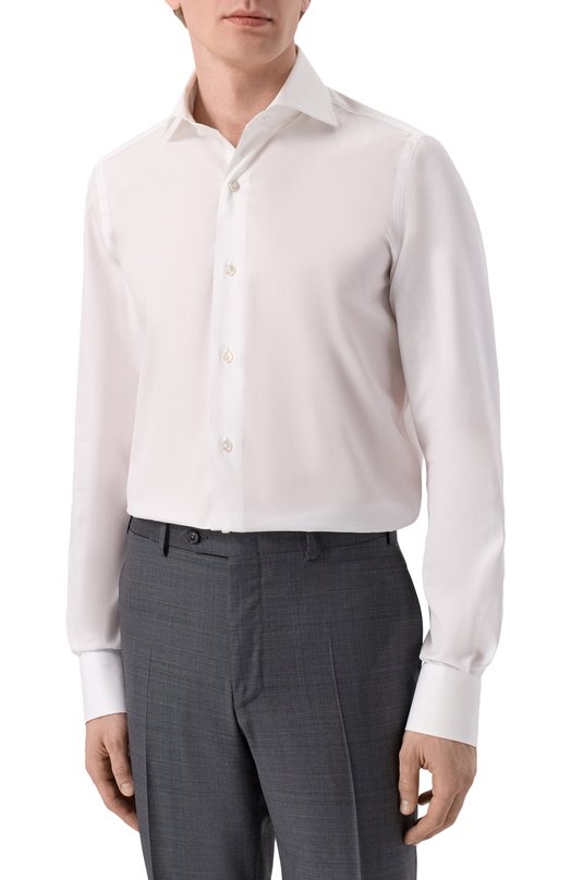 Хлопковая сорочка Finamore 1925 170/2 N/A5053Z Белый  170/2 N/A5053Z Фото 3