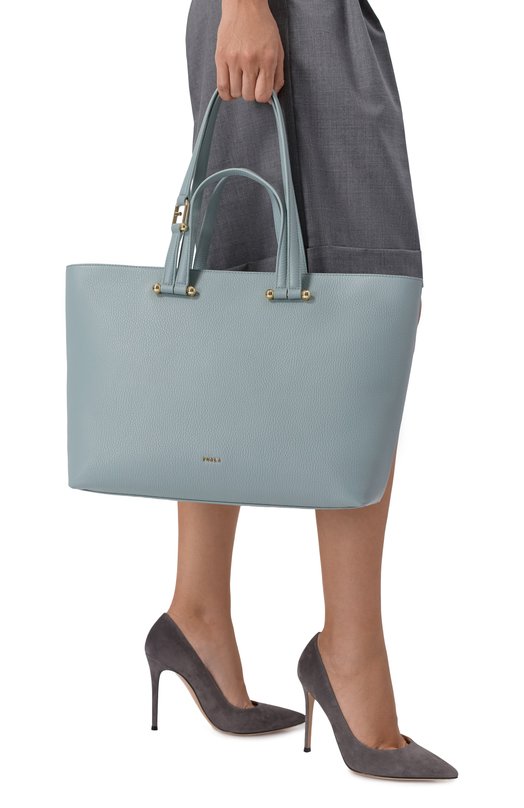 Сумка-тоут Furla Sfera large Furla WB01453/HSF000 Голубой  WB01453/HSF000 Фото 2