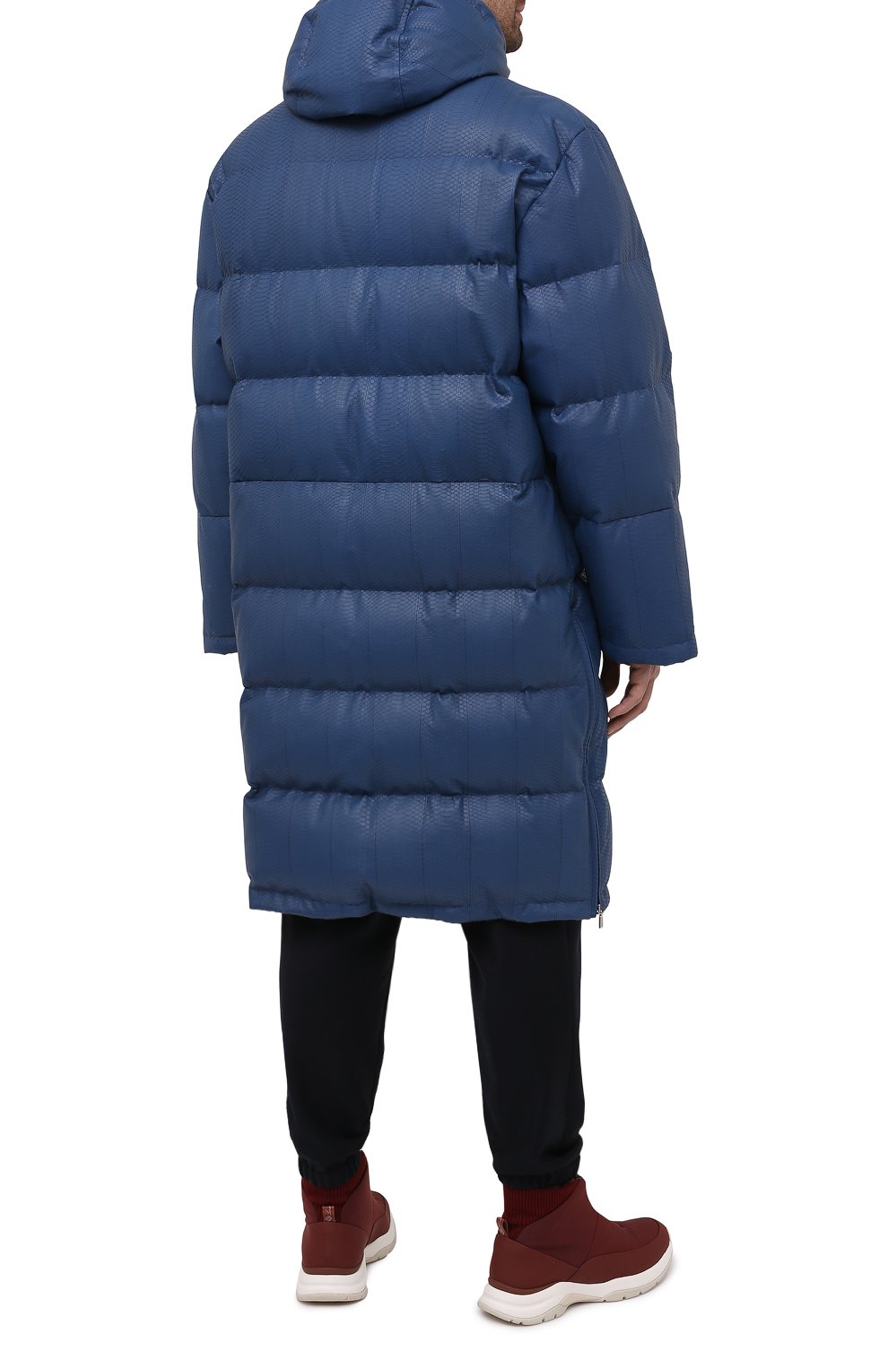 Кожаный пуховик ZILLI SPORT, арт. MAU-YD003-SDB00/0001, фото 4